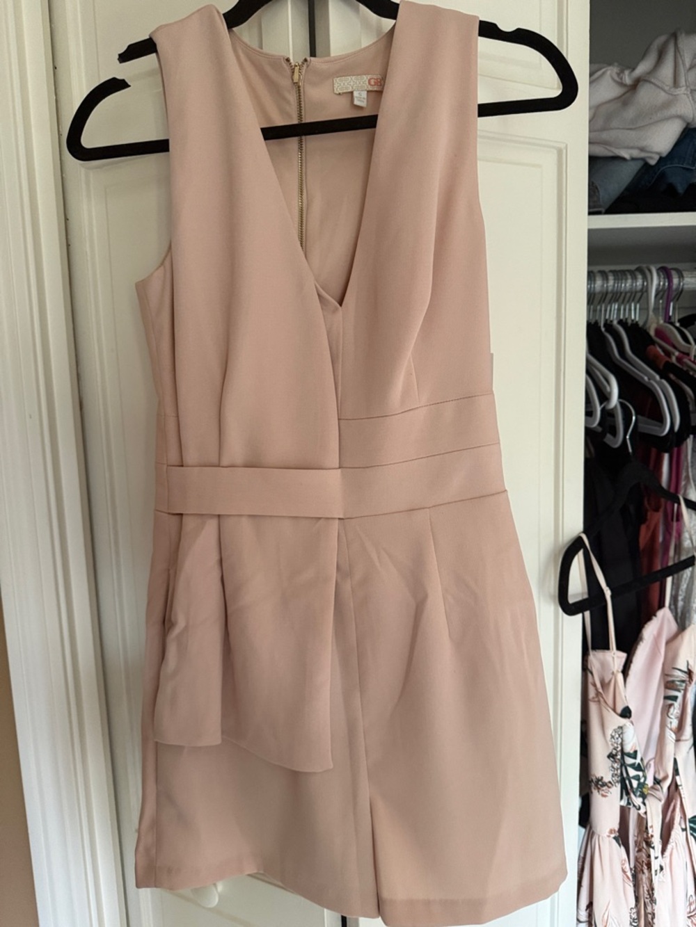 Gianni Bini Blush Pink Top with GB Logo
